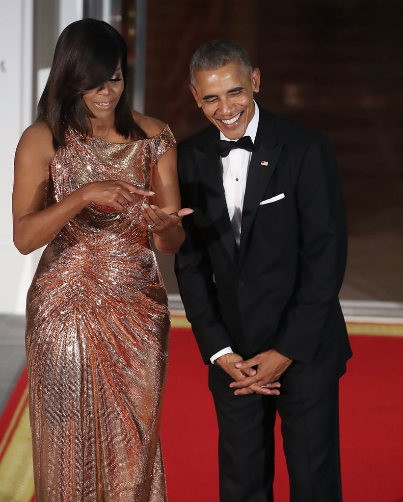 Barack and Michelle Obama at Last State Dinner October 2016