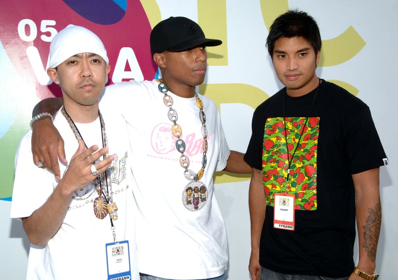 Pharrell Williams Posed With the Rest of N.E.R.D.