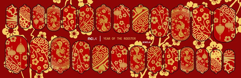 NCLA Chinese New Year Collection Designer Nail Wraps in The Year of the Rooster