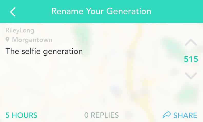 "But first, let me take a selfie," said every millennial ever.