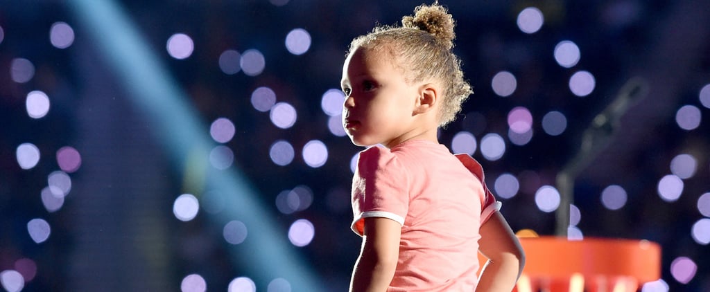Riley Curry at Steph Curry's NBA MVP Press Conference 2016