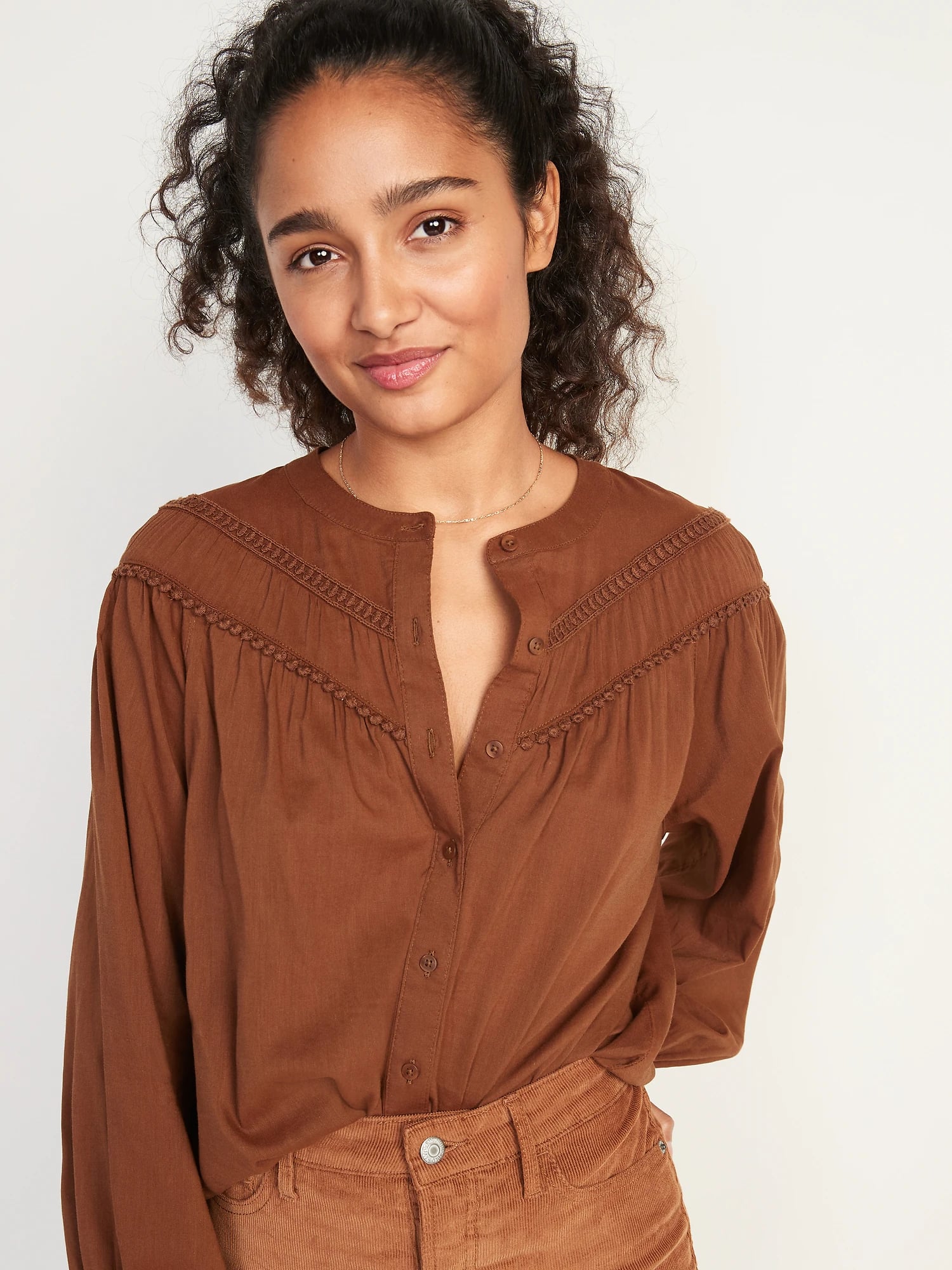Old Navy Oversized Crochet Pom-Pom Dolman-Sleeve Blouse | 37 Tempting New Pieces We Spotted at This Month, Including So Many Pretty Dresses | POPSUGAR Fashion Photo 22