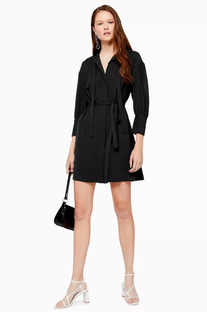 Topshop Black Pintuck Mini Dress We re Calling It This Popular