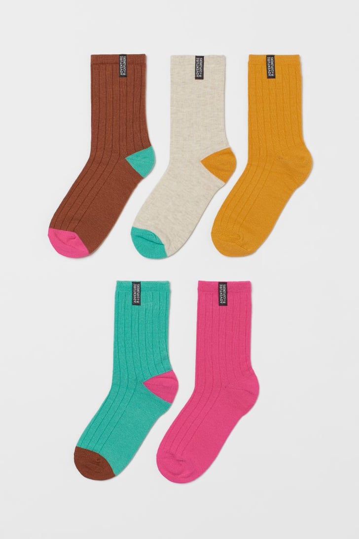 Colourful Socks H&M 5pack Ribbed Socks Kids' Fall Clothes From H&M