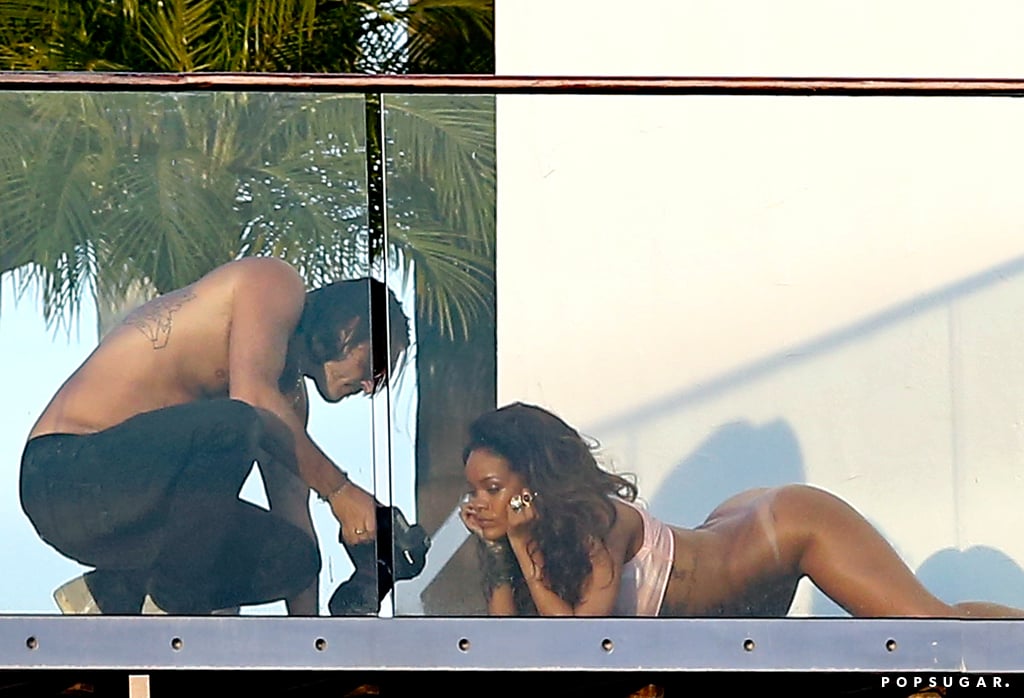 Rihanna Posing Without Pants