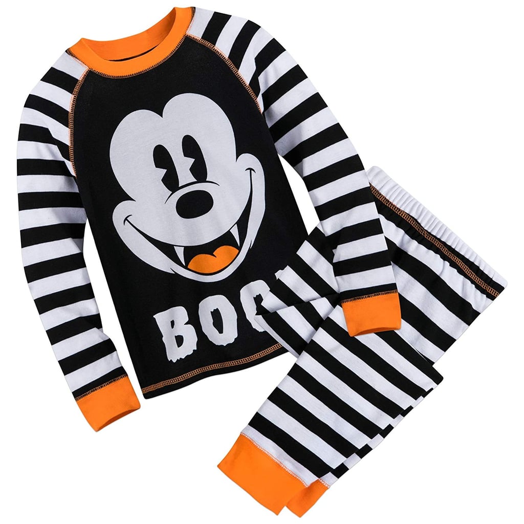 Glow In The Dark Mickey Mouse Halloween Pj Set Disney Halloween