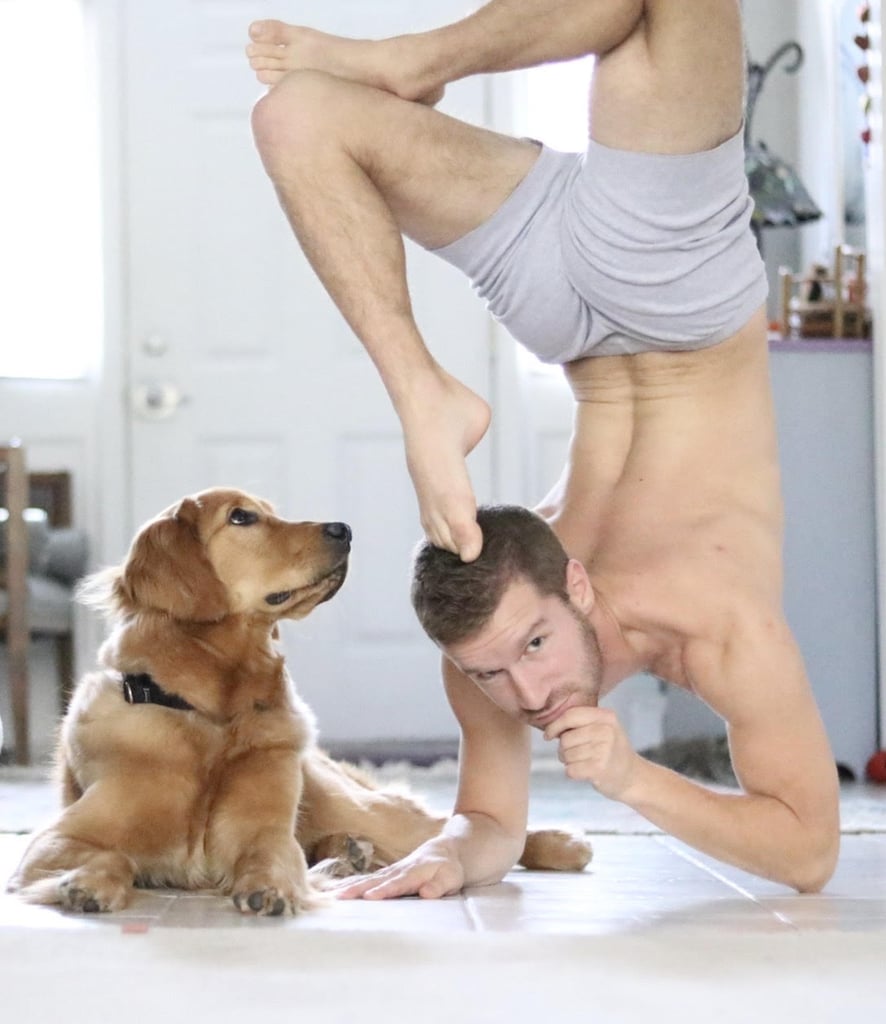 Yoga Instructor Posts Adorable Videos With His Dog