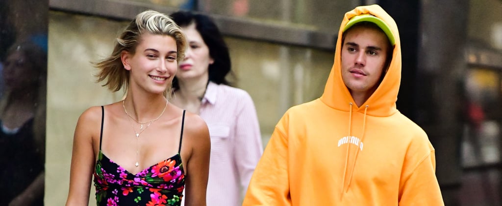 Hailey Baldwin Floral Dress With Justin Bieber August 2018