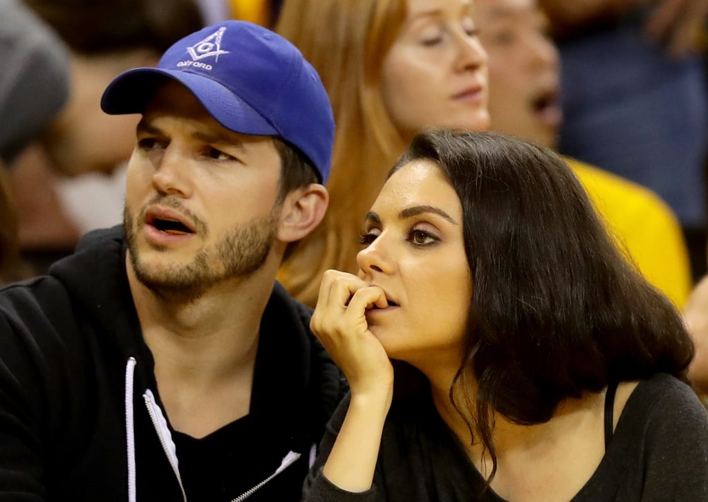 Ashton Kutcher and Mila Kunis at the 2016 NBA Finals Photos