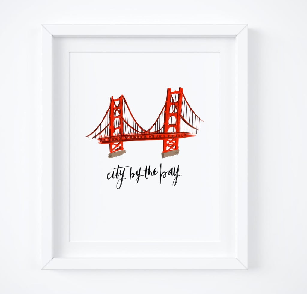 Golden Gate Bridge City by the Bay Wall Art