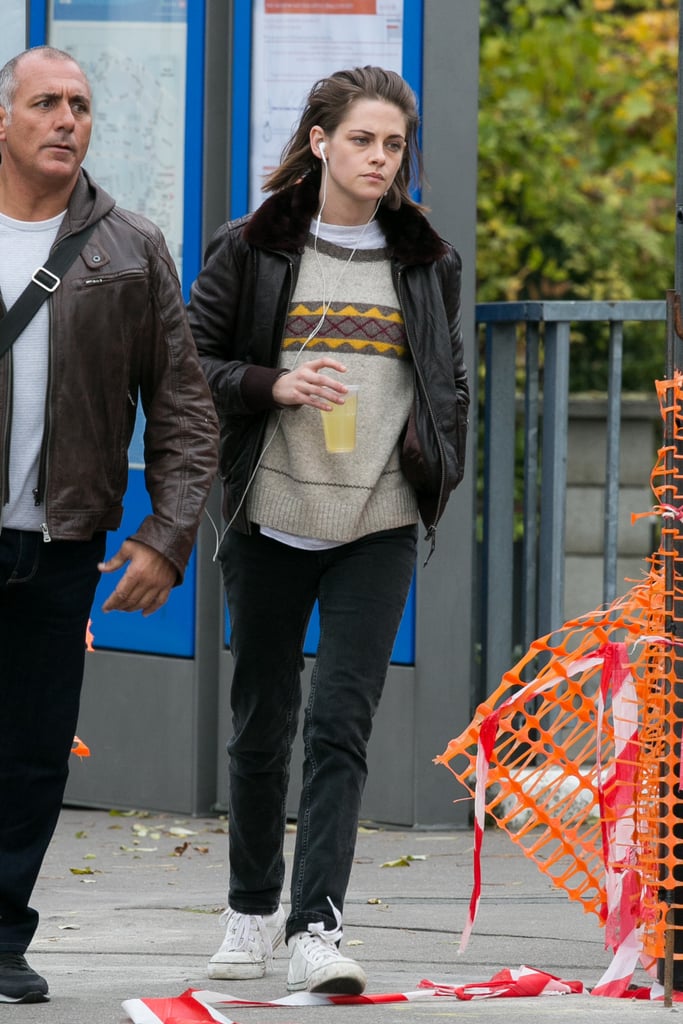Kristen Stewart Filming in Paris November 2015