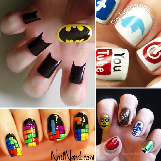 Geeky Nail Art Popsugar Tech