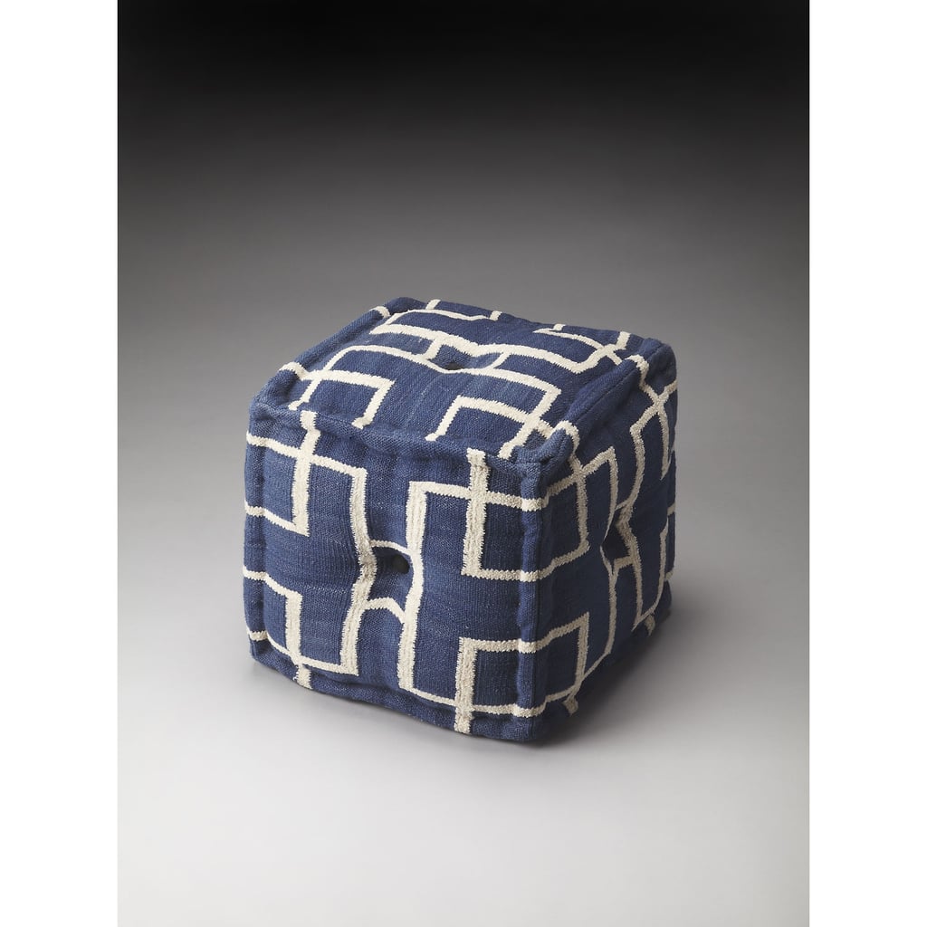 Madeline: Butler Specialty Company Berkeley Navy Pouf