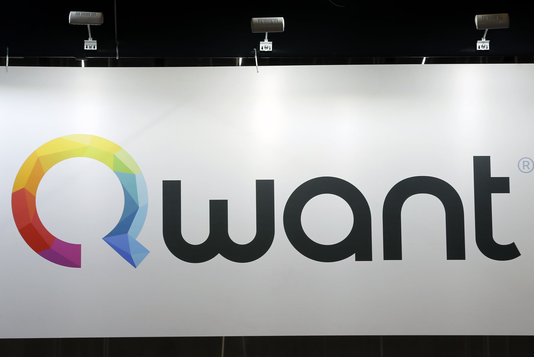 PARIS, FRANCE - JUNE 16:  A Qwant logo is displayed during the Viva Technology show on June 16, 2017 in Paris, France. Viva Technology, the new international event brings together 5,000 startups with top investors, companies to grow businesses and all players in the digital transformation who shape the future of the internet.  (Photo by Chesnot/Getty Images)