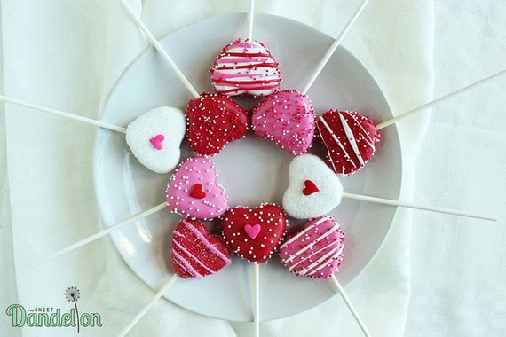 Heart Cake Pops