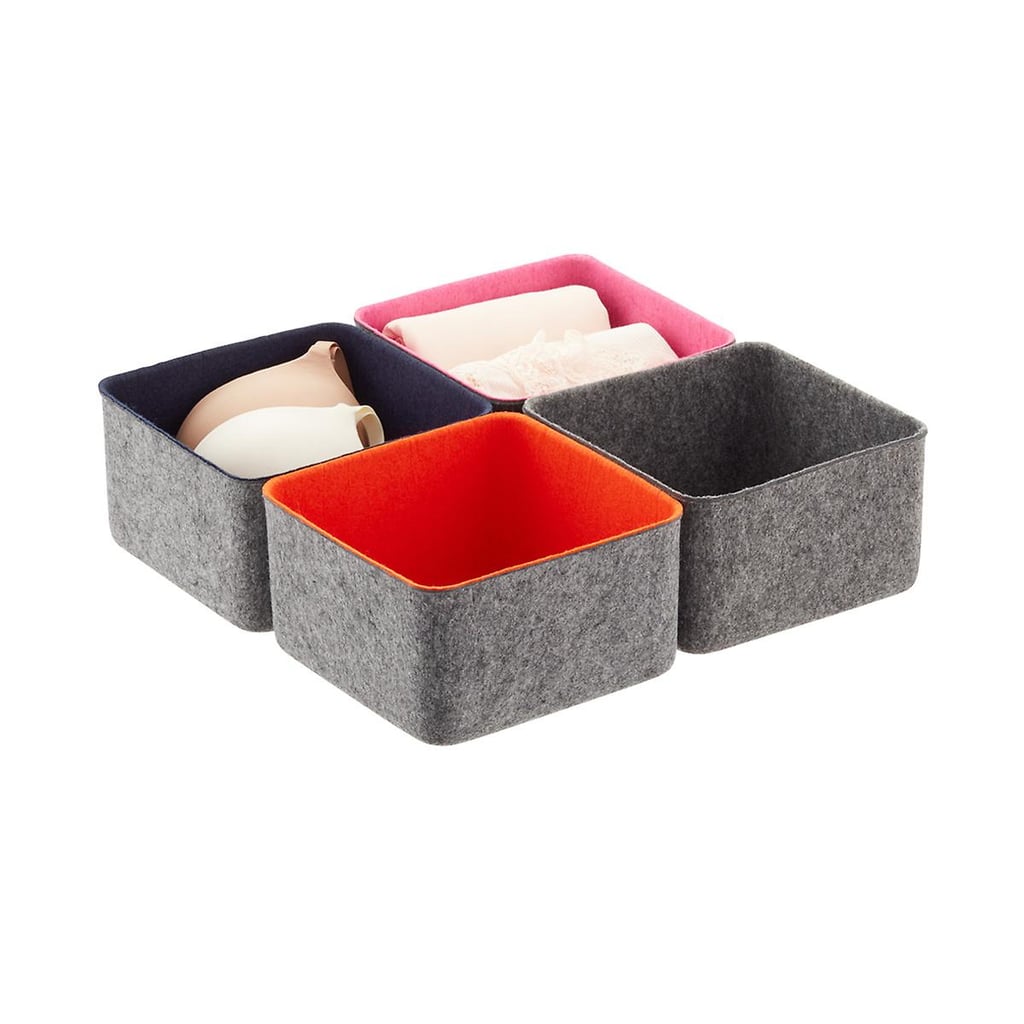 Three by Three Felt Drawer Organizers