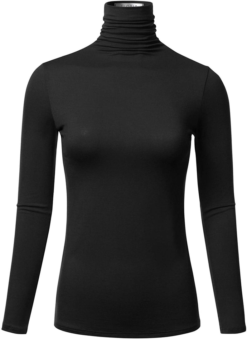 Floria Lightweight Slim Turtleneck Top