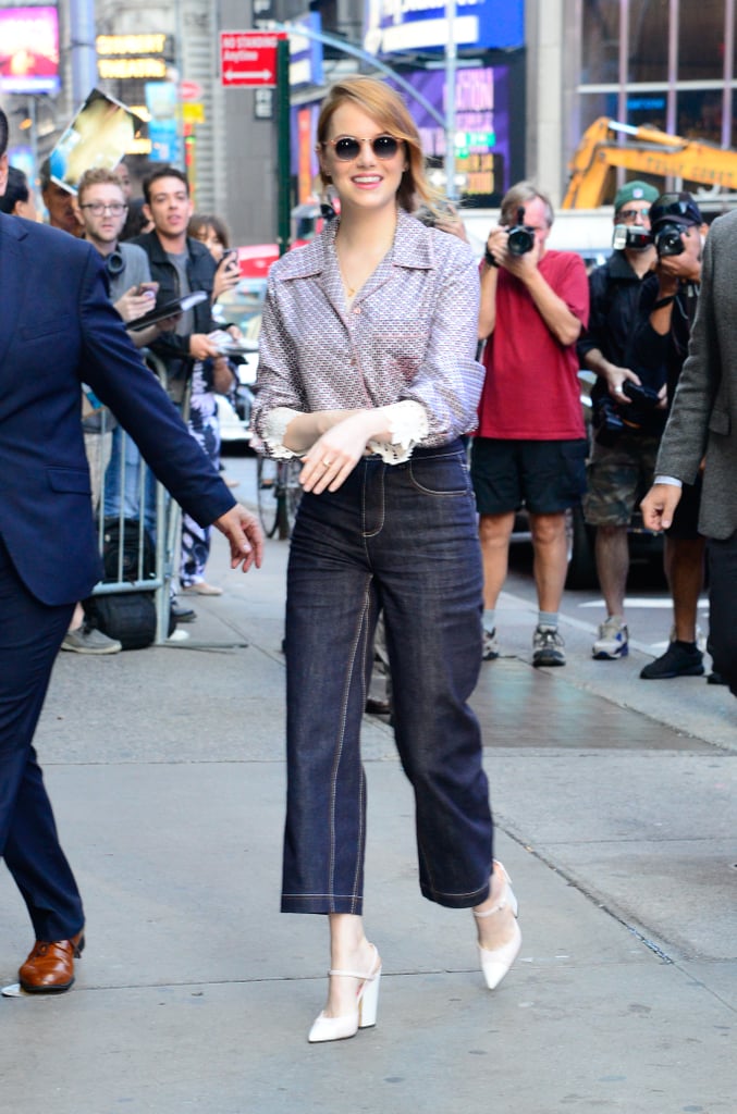 How to Wear Jeans: Emma Stone