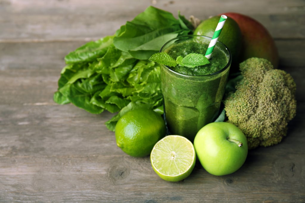 Veggie Smoothie
"Blend frozen cauliflower and butternut squash with three strawberries, a scoop of plant-based protein powder, and water. It's my go-to when I crave something sweet, but don't want to load up on sugar or too many starches. It does the job every time!" 
—Ariane Hundt, clinical nutritionist, MS, and founder of Brooklyn Bridge Boot Camp
courtesy Ariane Hundt
Fried Egg With Spinach, Tomato, and Balsamic
"You can't beat something that's this quick and easy to make; plus the egg provides proteins, while the tomatoes and spinach provide antioxidants."
—Aimee Nicotera, MS, instructor at Pinecrest Fitness and Equinox
courtesy of Aimee Nicotera
Berry Applesauce
"It's a fun twist on a Fall classic that I love for a middle-of-the-afternoon pick-me-up." 
—Candace Moore, yoga instructor and founder of healthy living blog YogaByCandace
courtesy Candace Moore
Anything Goes Smoothie
"I always try to have a bit of protein before and after workouts to help with energy and recovery. Smoothies are just so easy to make, and I love to throw whatever fruits I have on hand. Vanilla protein powder complements lemon juice and berries perfectly, so that's my standard combo." 
—Jenny Kim, TruFusion Barre & Pilates instructor
courtesy Jenny Kim
Carrots, Hummus, Crackers, and Almonds
"I like the combo of creamy and crunchy textures in this balanced snack. If I have a sweet tooth, I'll throw in some dark chocolate." 
  —Jennilyn Carson, founder of YogaDork and Cycledork
Check out more great stories from Self:

4 Time-Saving Food Prep Hacks
8 Easy Ways to Get More Flexible
Here Are 2 Crazy-Effective Pilates Moves For Strong Triceps