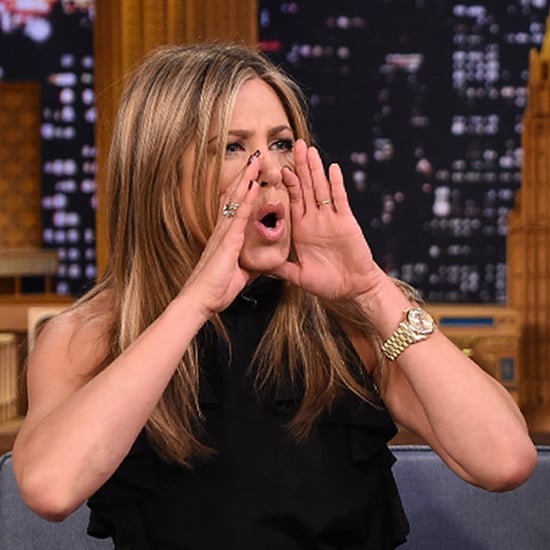 Jennifer Aniston Playing Lip Flip With Jimmy Fallon Video