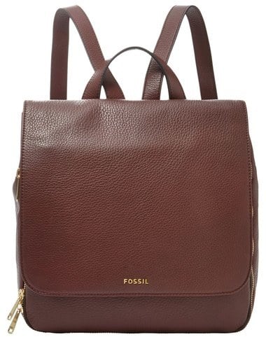 Fossil 'Preston' Leather Backpack