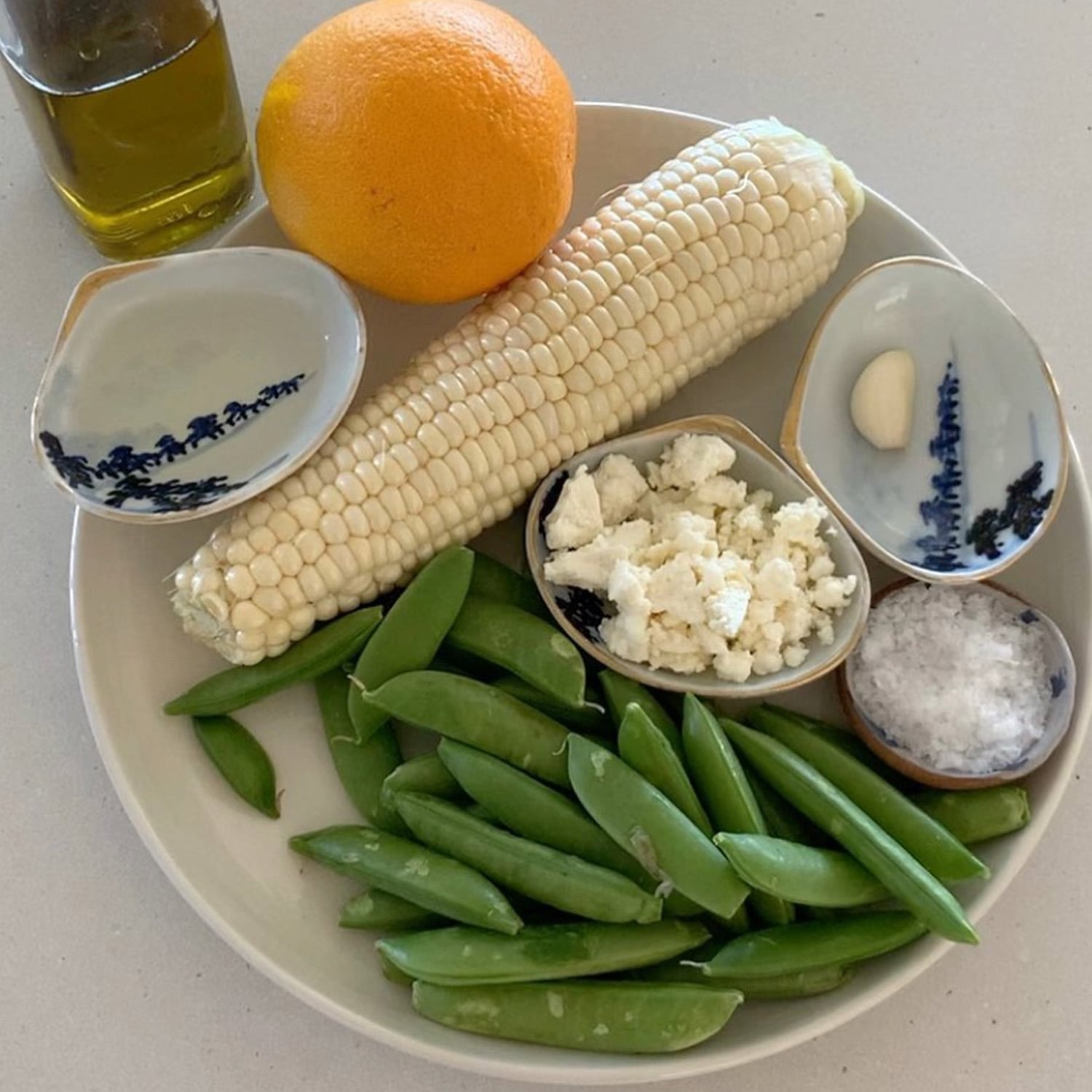 Snap Pea and Fire Roasted Corn Salad - Alison's Allspice