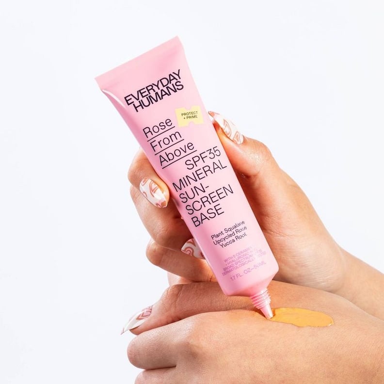 A Hydrating Sunscreen: Everyday Humans Rose From Above Mineral Sunscreen Base SPF 35