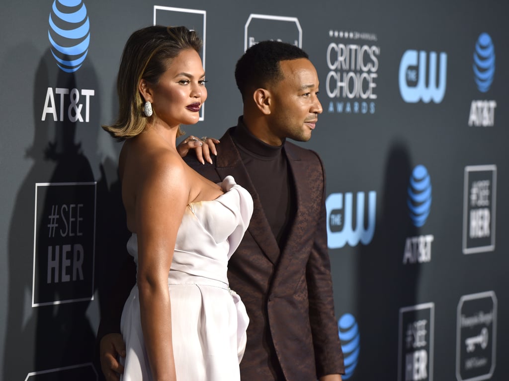 Chrissy Teigen and John Legend at the 2019 Critics' Choice