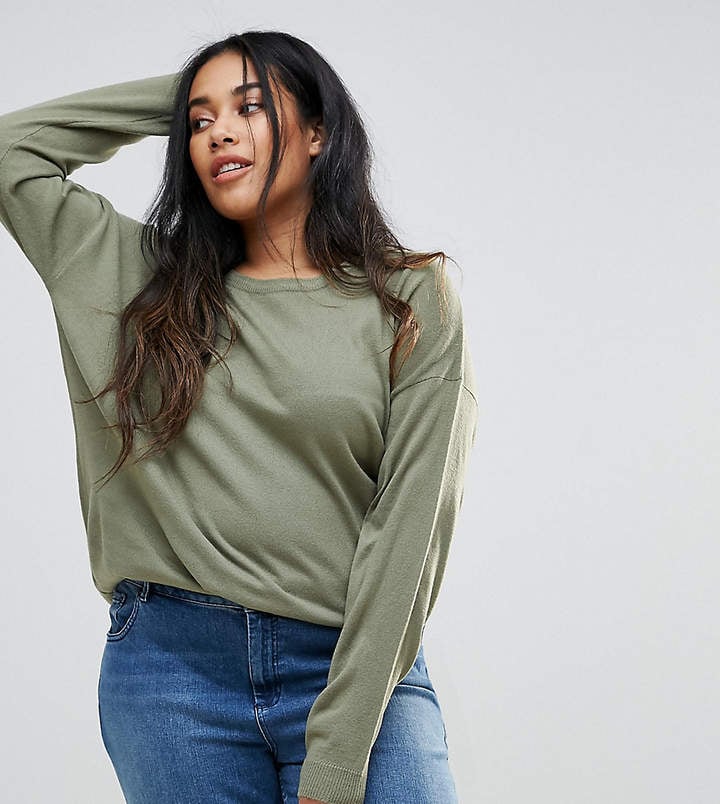 Brave Soul Plus Rony Dip Back Sweater ($29)