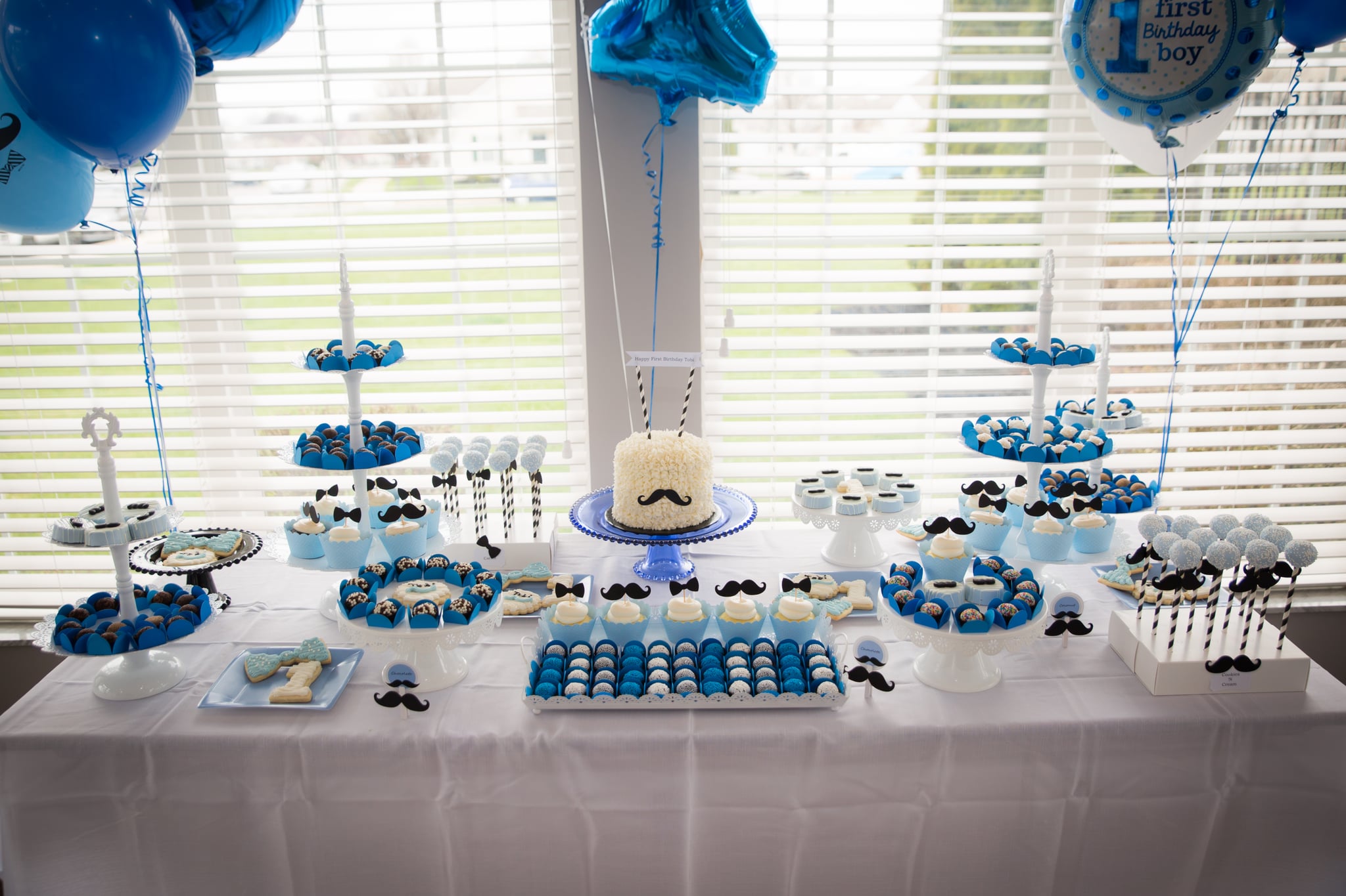 Baby Toddlers Kids Parenting Make Your Little One S Next Birthday Extra Swanky With A Mustache Themed Bash Popsugar Family Photo 18