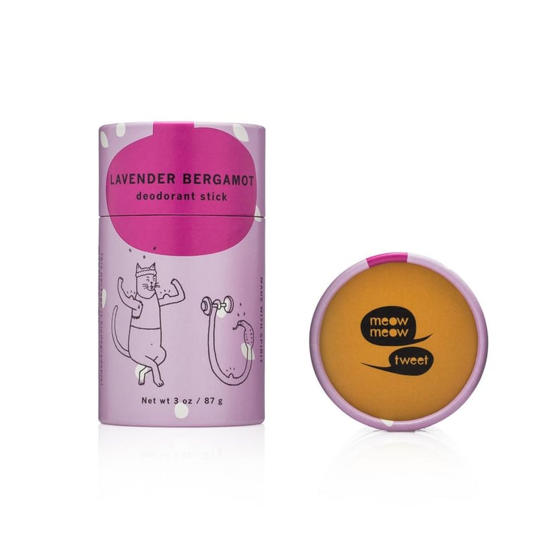 Meow Meow Tweet Deodorant Stick in Lavender Bergamot