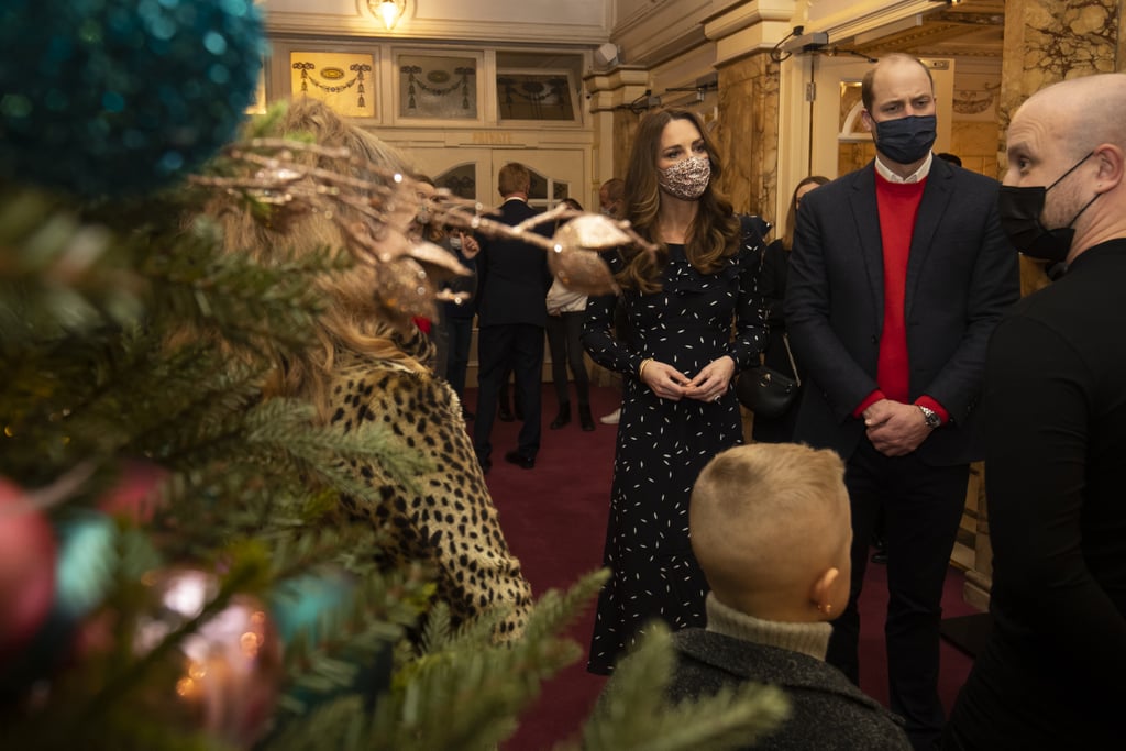 The Cambridge Family Attends Pantomime Performance in London