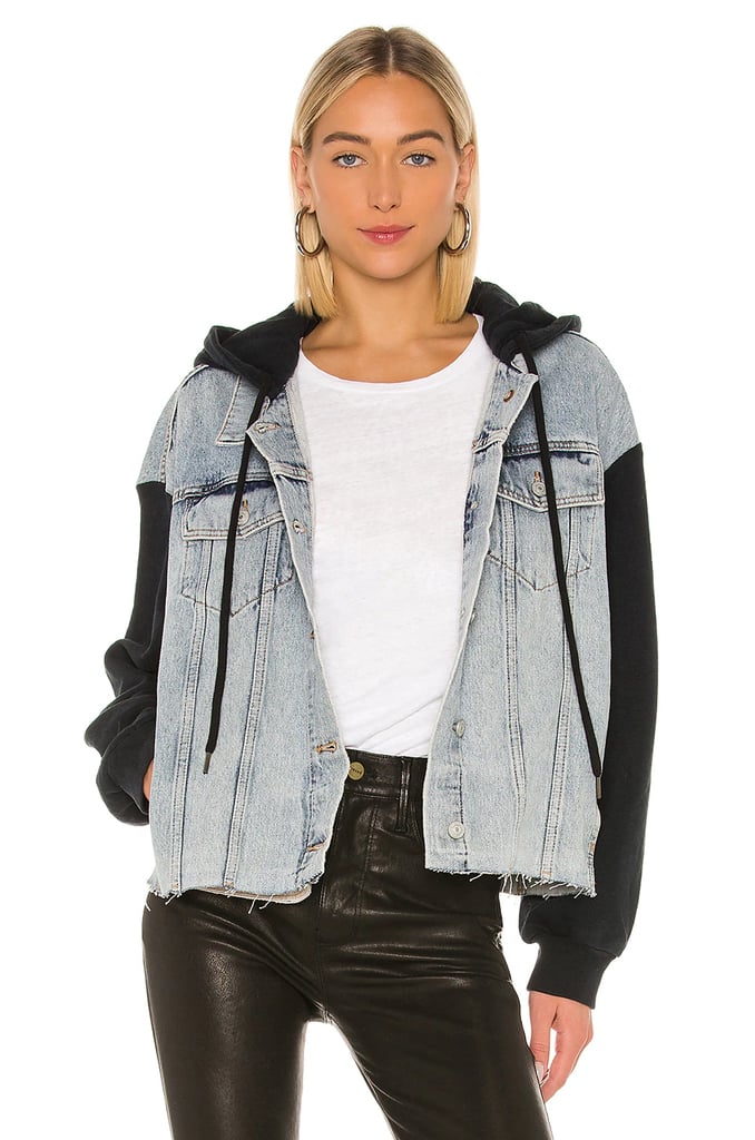A Casual Find: ALLSAINTS Milena Hooded Jacket in Indigo Blue