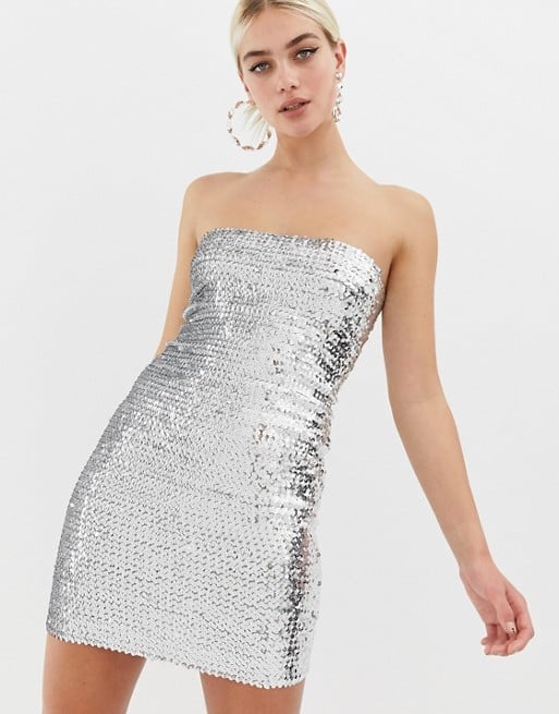 Collusion Sequin Bodycon Mini Dress