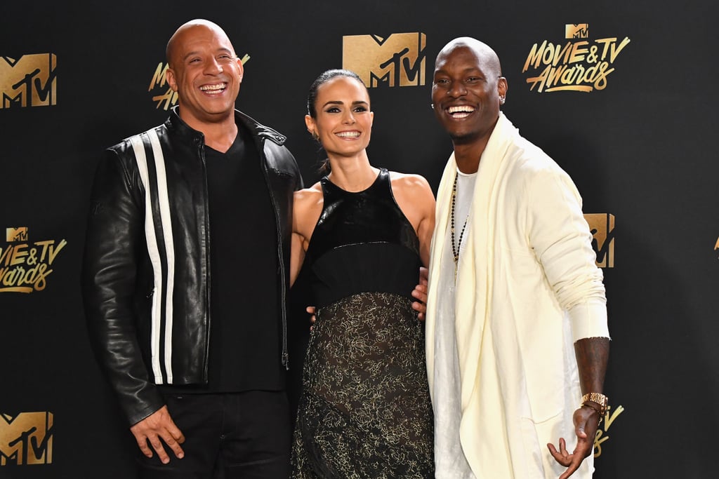 Jordana With Her The Fast and the Furious Costars