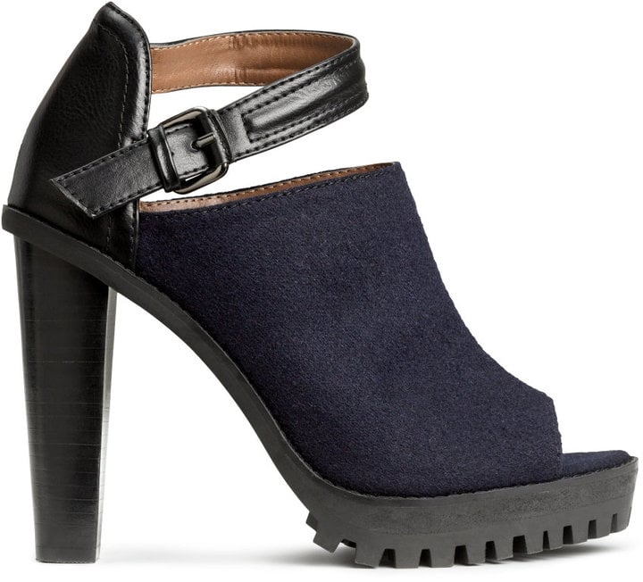Dark Blue Sandals ($60)