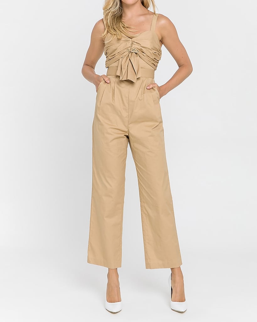 Express Endless Rose Ruched Detail Jumpsuit