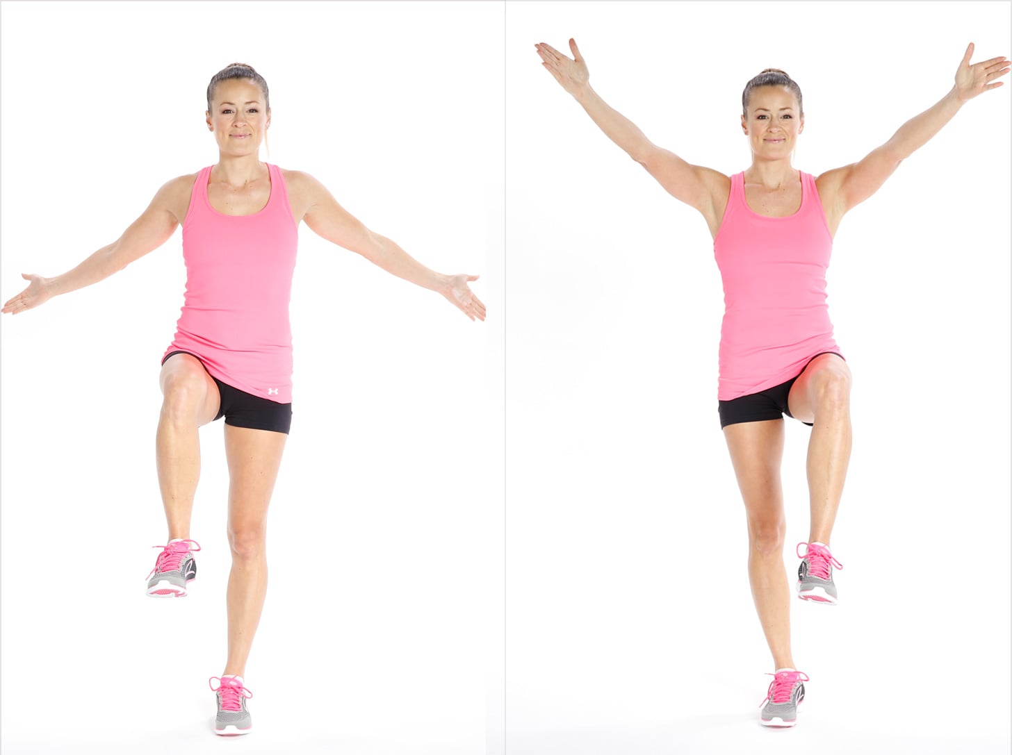 March in Place With Arm Circle | Tone Your Arms and More With This ...