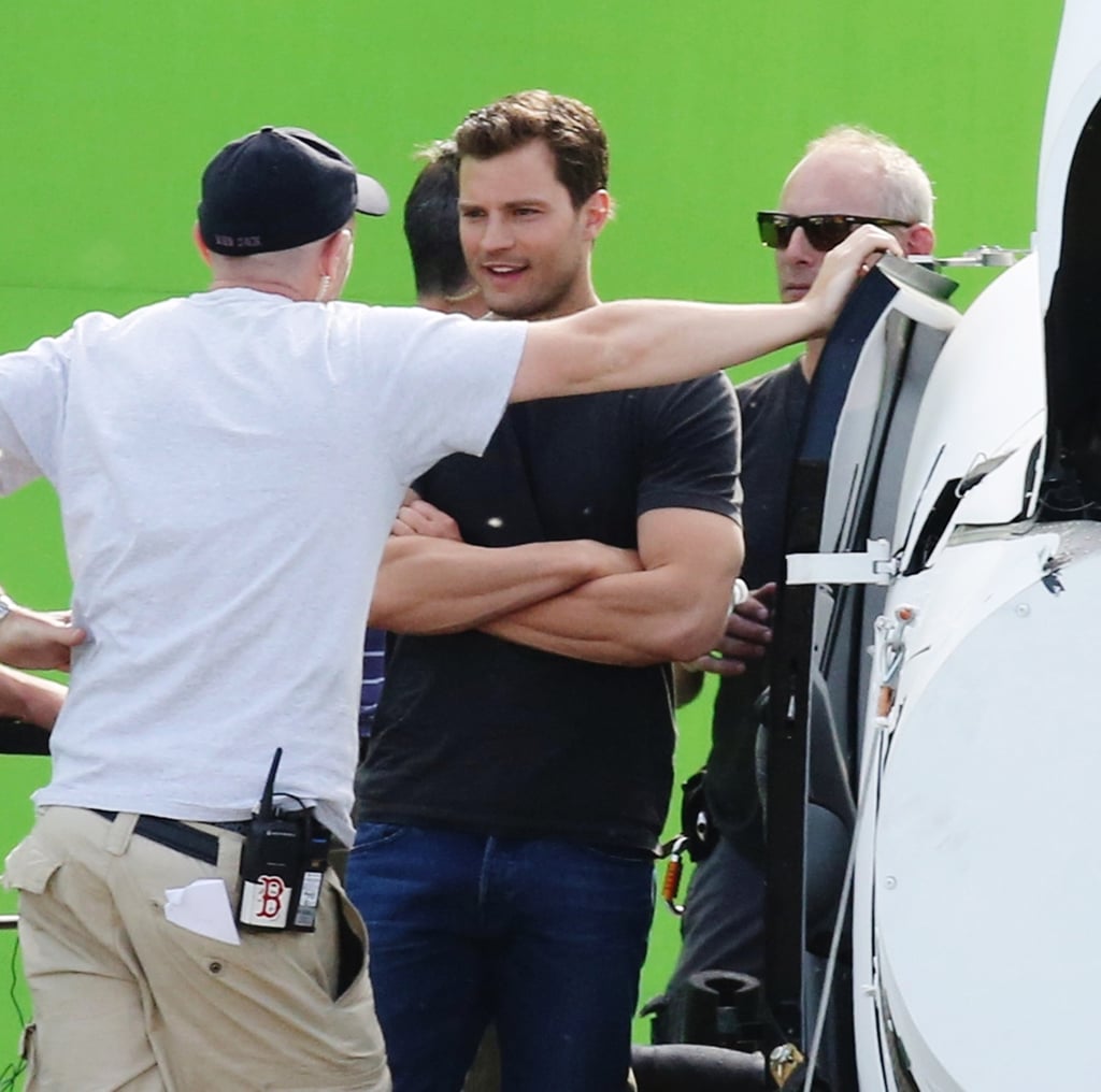 Fifty Shades Darker Jamie Dornan Set Pictures