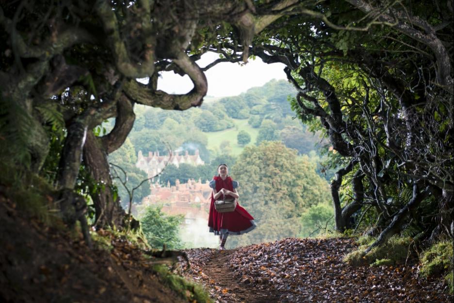 Lilla Crawford as Red Riding Hood.