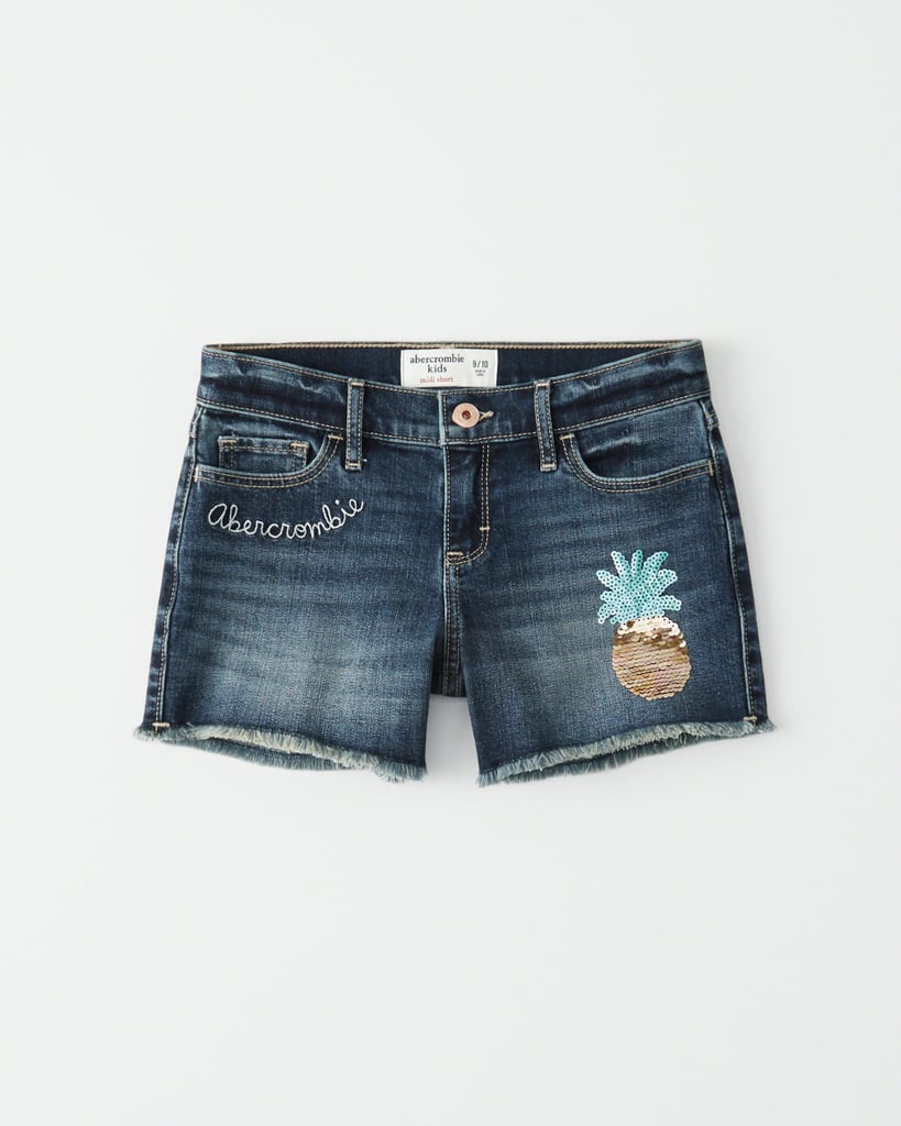 Abercrombie Kids' Sequin Jean Shorts