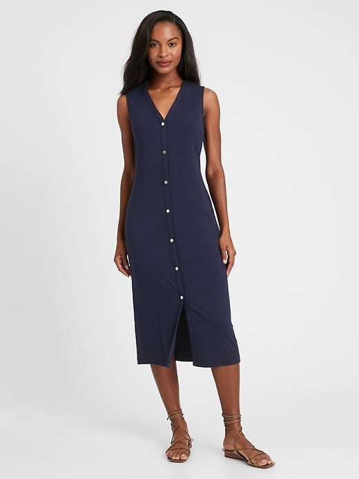 Banana Republic Knit Button-Down Dress