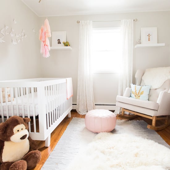 Simple and Bright Nursery For a Baby Girl