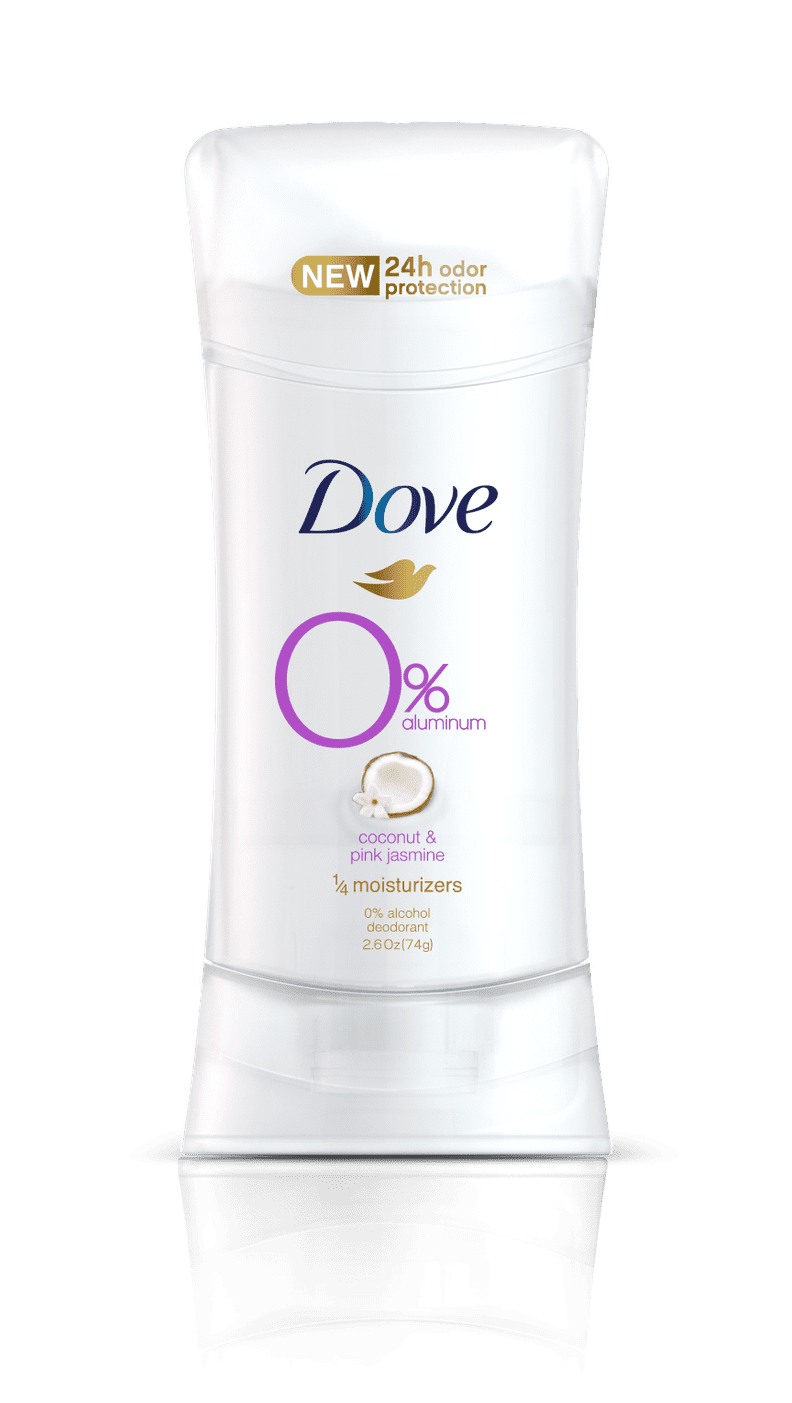 Dove 0% Aluminum Deodorant in Coconut and Pink Jasmine