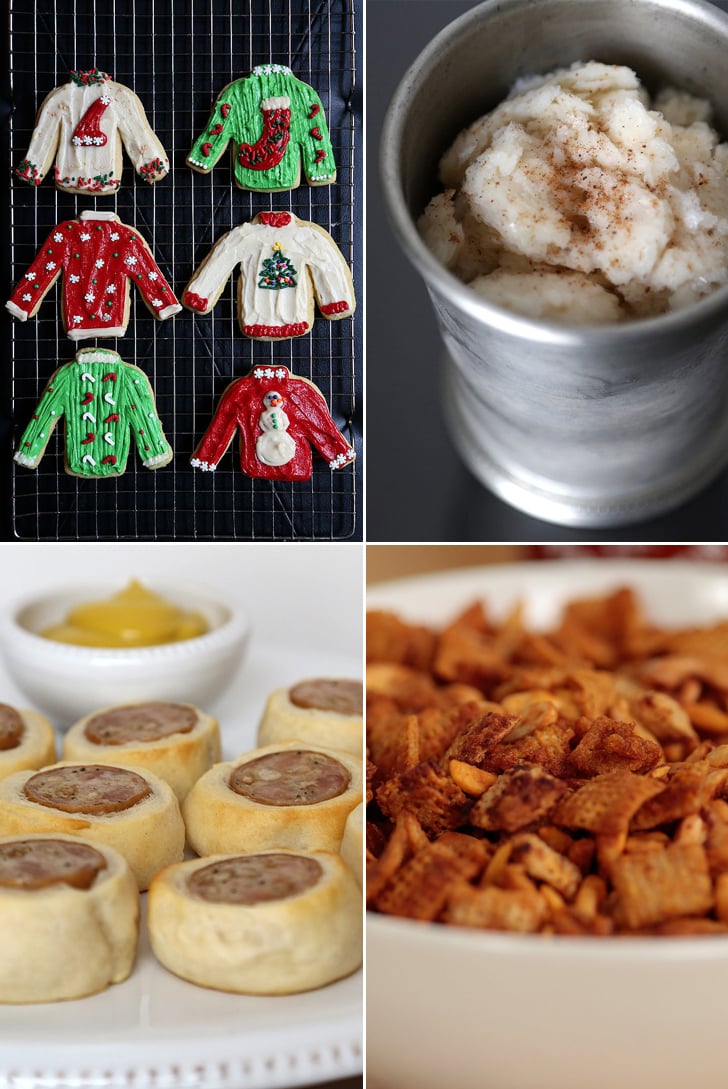 Ugly sweater deals party food