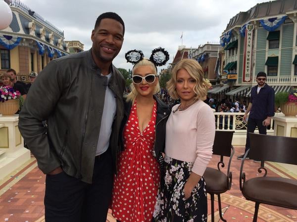 Christina Aguilera's Baby Summer Rain at Disneyland | Photos