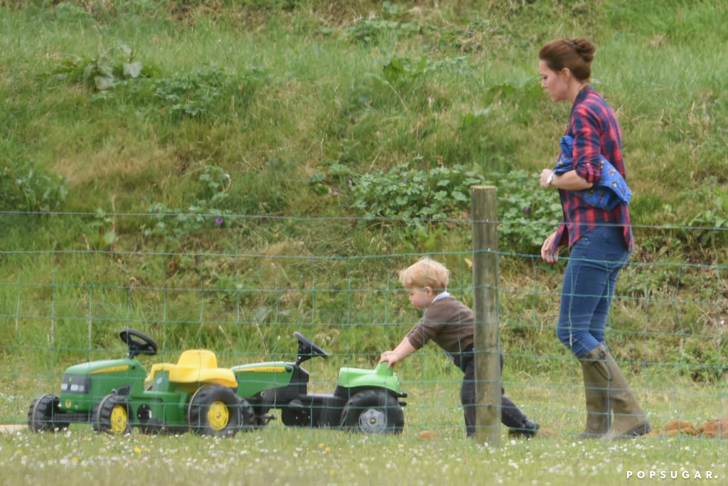 Kate Middleton and Prince George at the Park 2015 Pictures