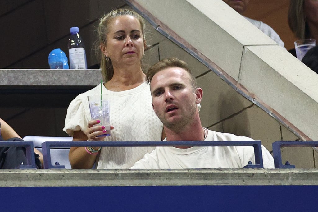 New York Mets star Pete Alonson at the US Open on Sept. 3.