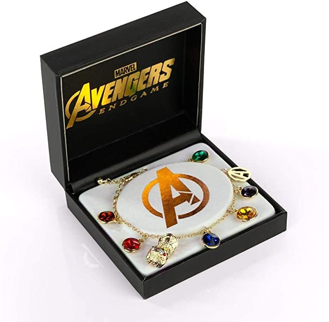 Avengers: Endgame Infinity Stone Gold Charm Bracelet