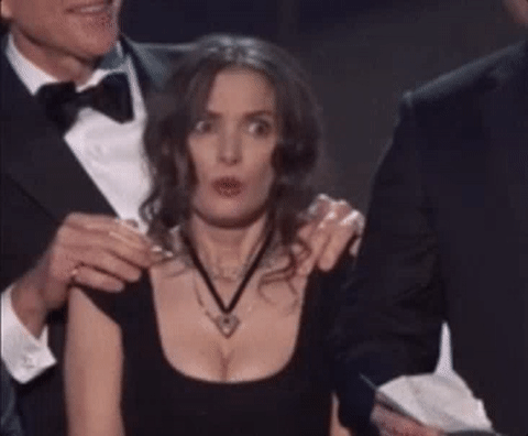 Winona Ryder Reactions at 2017 SAG Awards